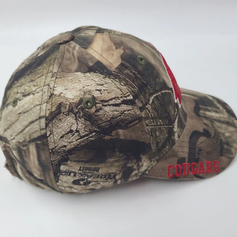 Washington State Cougars Hat Adjustable Russell Camo Green Brown NCAA University